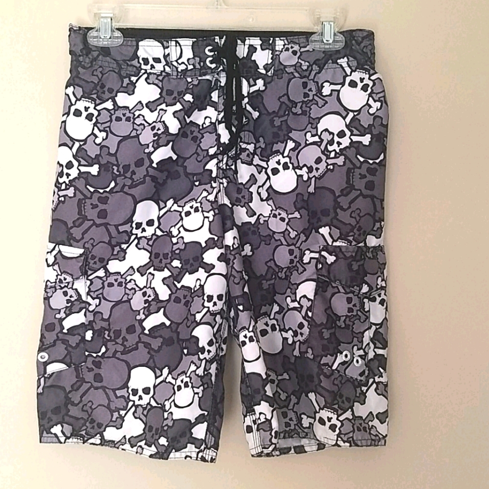 HANG TEN Boy's Swim Trunks ,size M